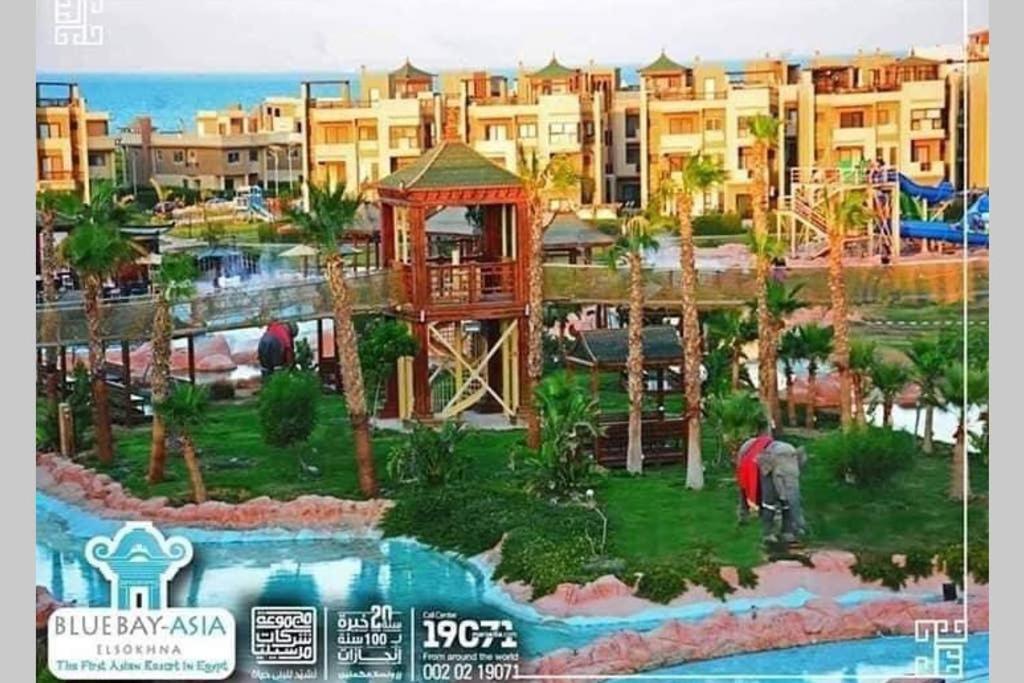 Amazing Chalet At Bluebay Asian Resort Pool View - Families Only Ain Sukhna Luaran gambar