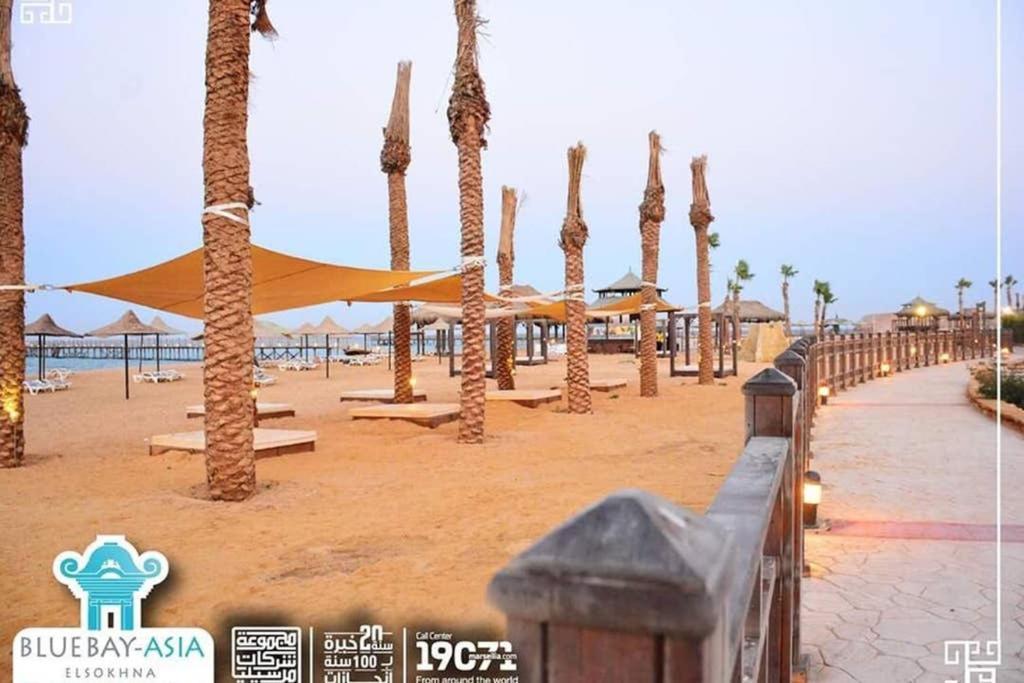 Amazing Chalet At Bluebay Asian Resort Pool View - Families Only Ain Sukhna Luaran gambar
