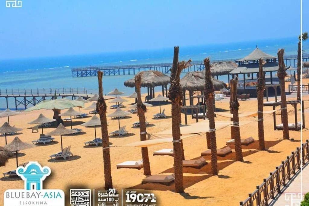 Amazing Chalet At Bluebay Asian Resort Pool View - Families Only Ain Sukhna Luaran gambar